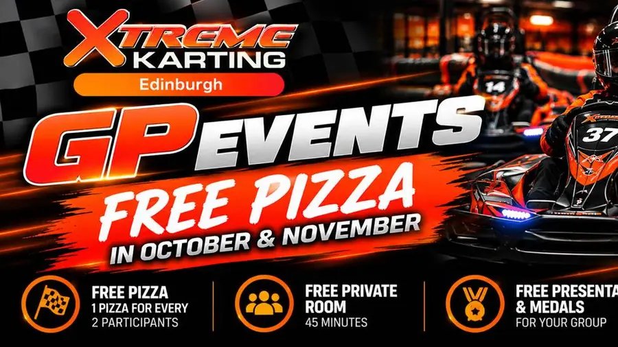 Corporate Karting Offer – Free Pizza, Private Room & Medals at Xtreme Karting