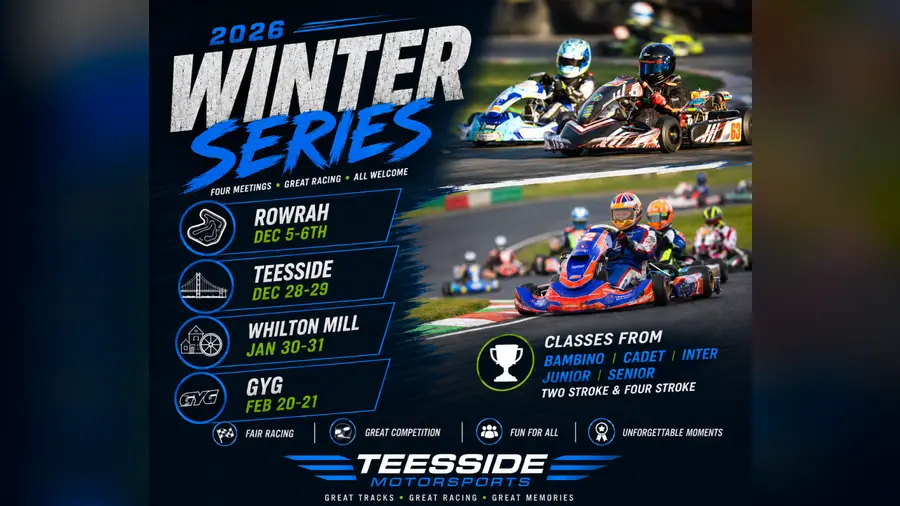Teesside Motorsports Winter Series returns for 2026/27