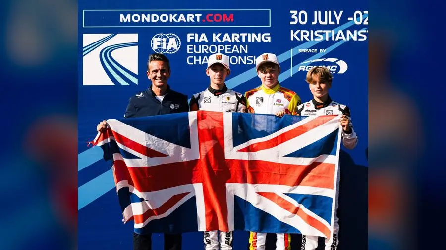 Three British drivers crowned FIA European karting champions